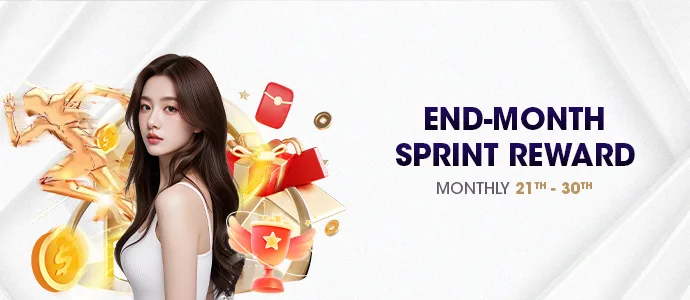 End-Month Sprint Reward — monthly bonus 21st-30th